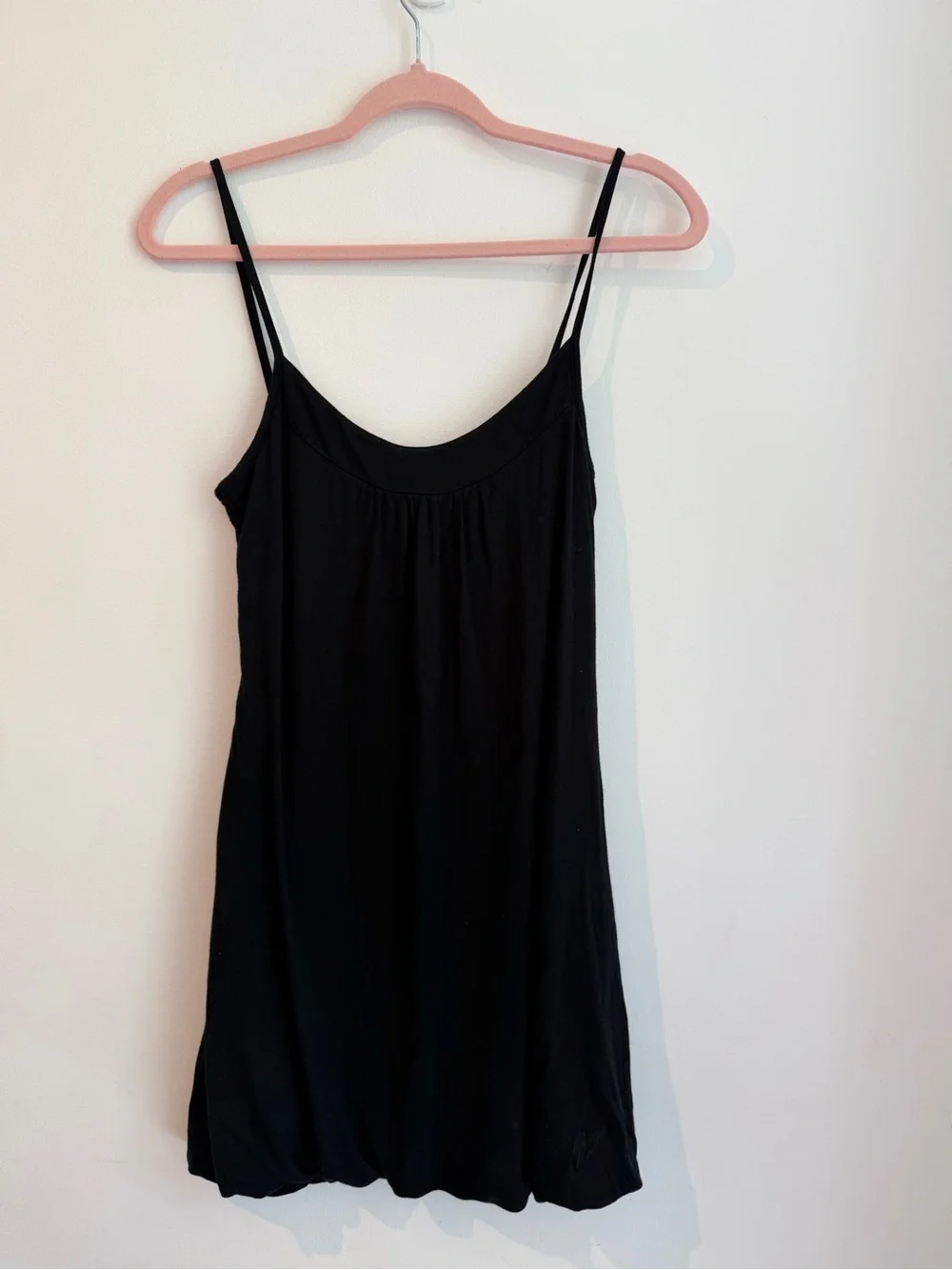 Garage Black Spaghetti-Strap Slip Dress - Picture 2 of 3